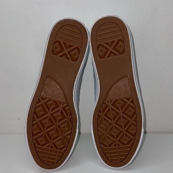 🔥Converse Light Blue Corduroy Sneakers Converse CTAS Pro Mid Shoes Sz 10 New - Picture 7 of 11